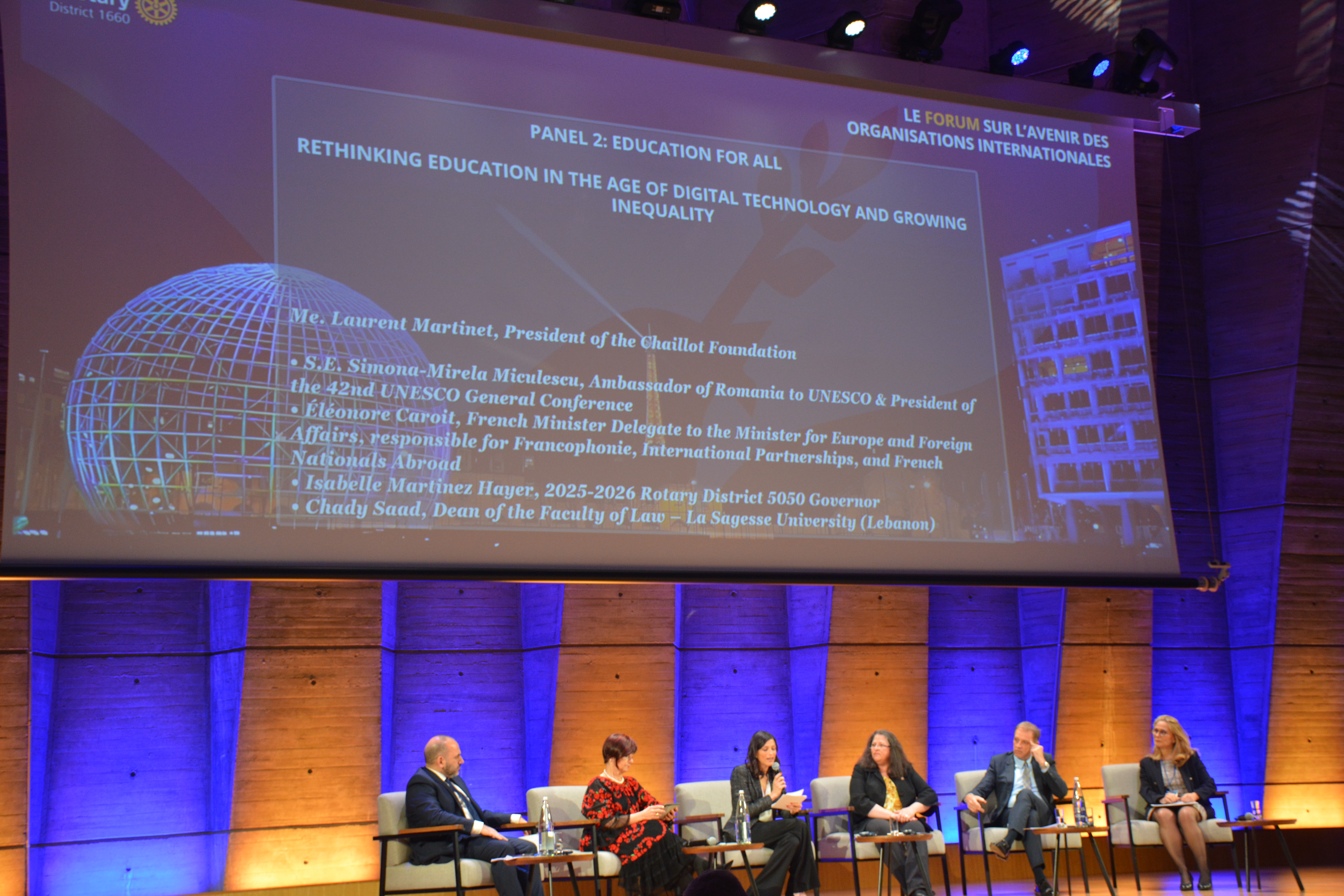 Forum on the future of international organizations UNESCO House in Paris Completed Successfully