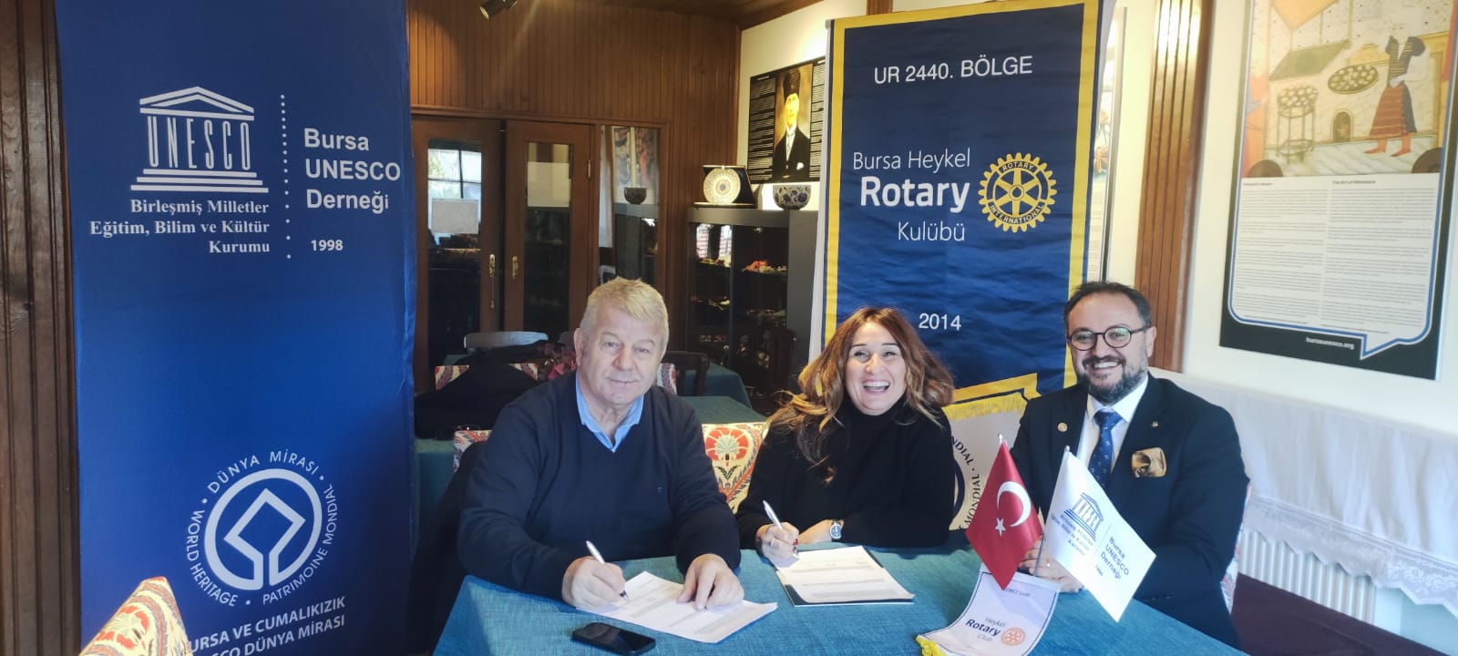 District 2440 Heykel Rotary Club and Bursa Unesco Association Established Strong Collaboration