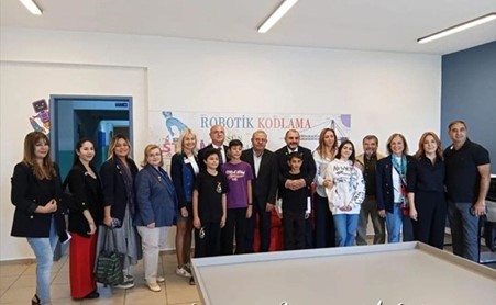 Adana Çukurova Rotary Club established a Robotics Coding and Technology Class D2430