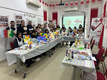 The Rotary Club of Salmaniya completed the Art Workshop for the Bahrain Deaf Society District 2452 - Bahrain