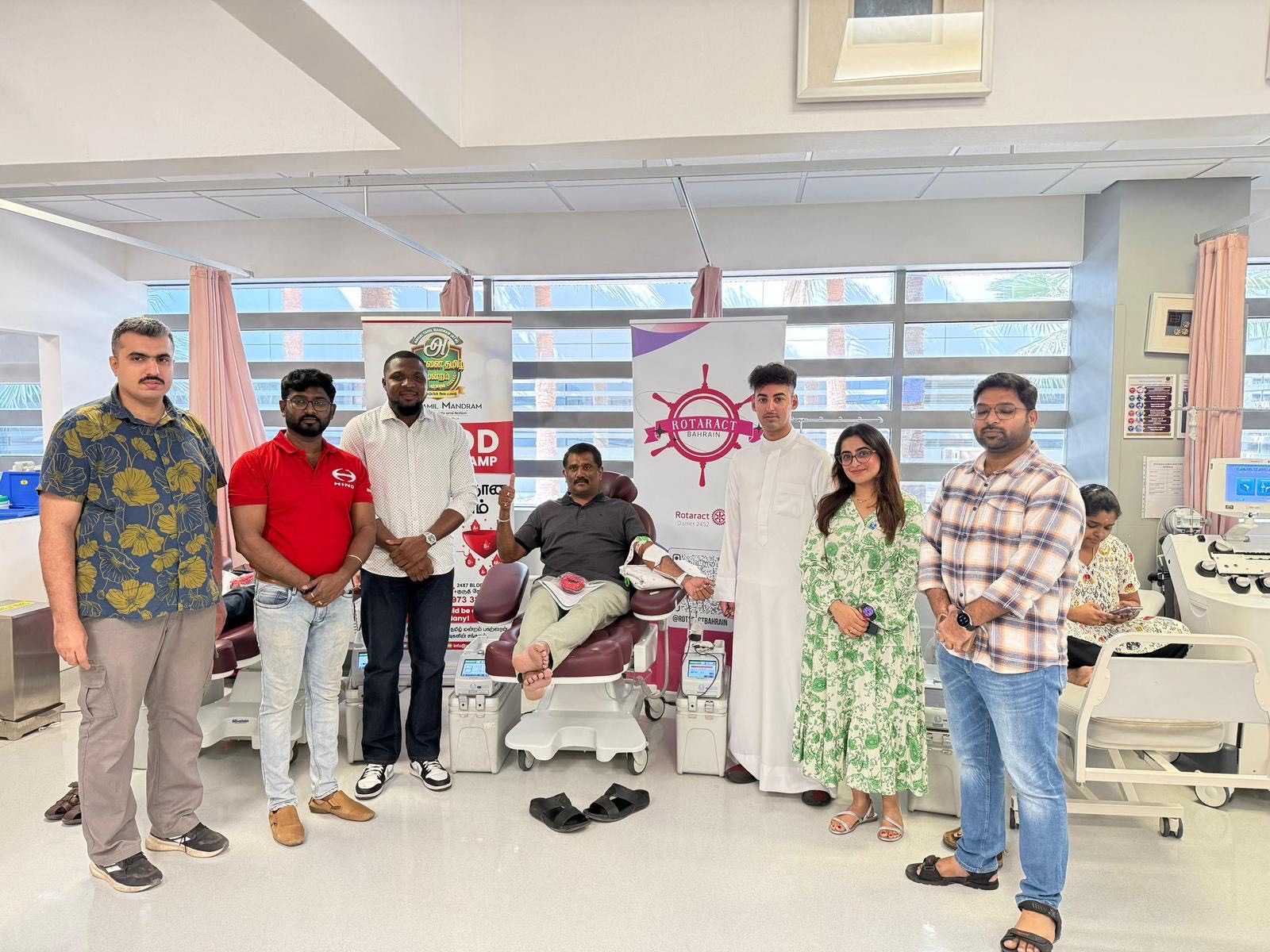 Rotaract Club of Bahrain organised a successful blood donation drive
