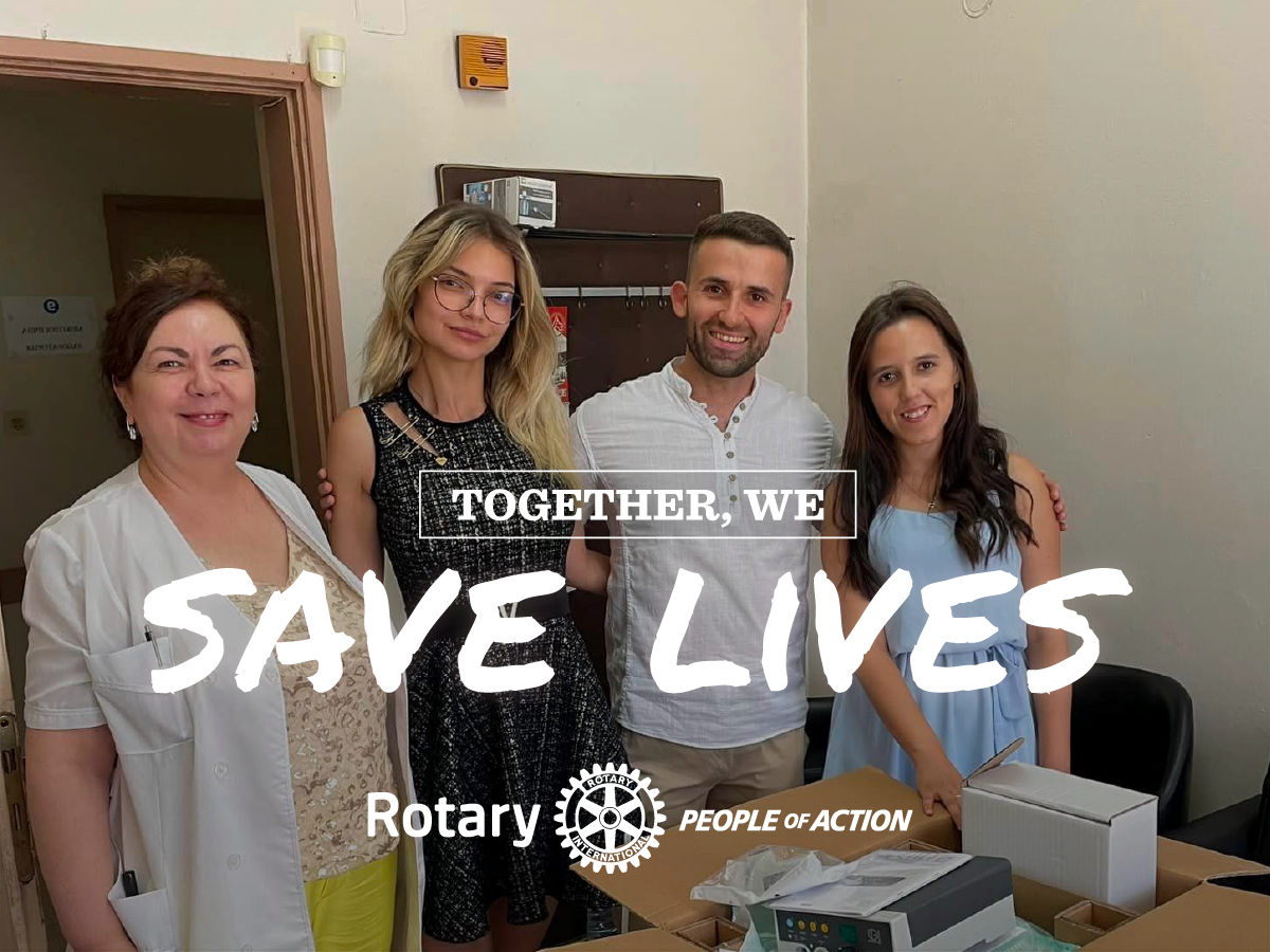 Constant partnership of Rotaract club Veliko Tarnovo for the sake of health