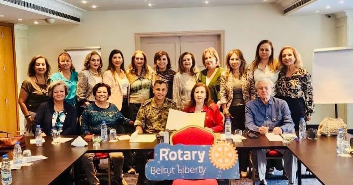 Rotary Club Beirut Liberty Honored by the Lebanese Army