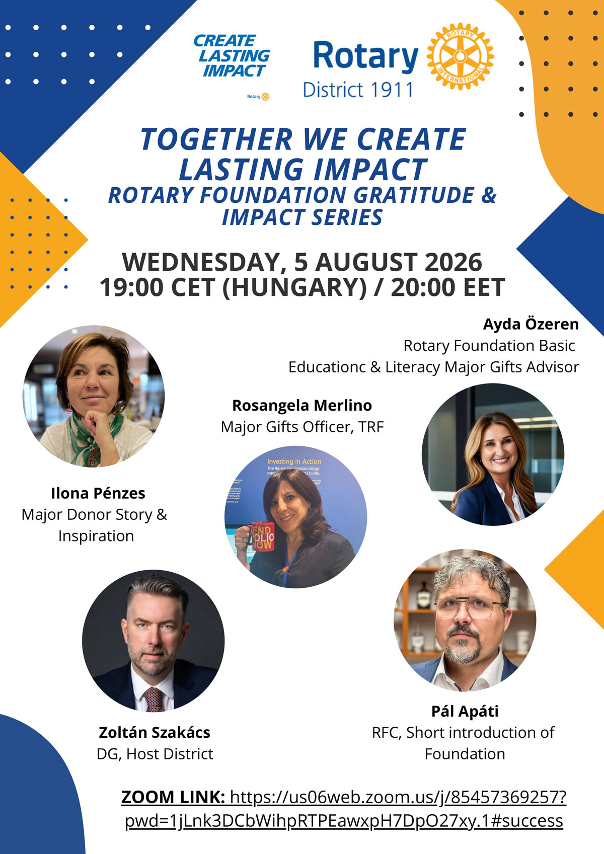 Rotary Foundation Gratitude & Impact Series, dedicated to Basic Education & Literacy.