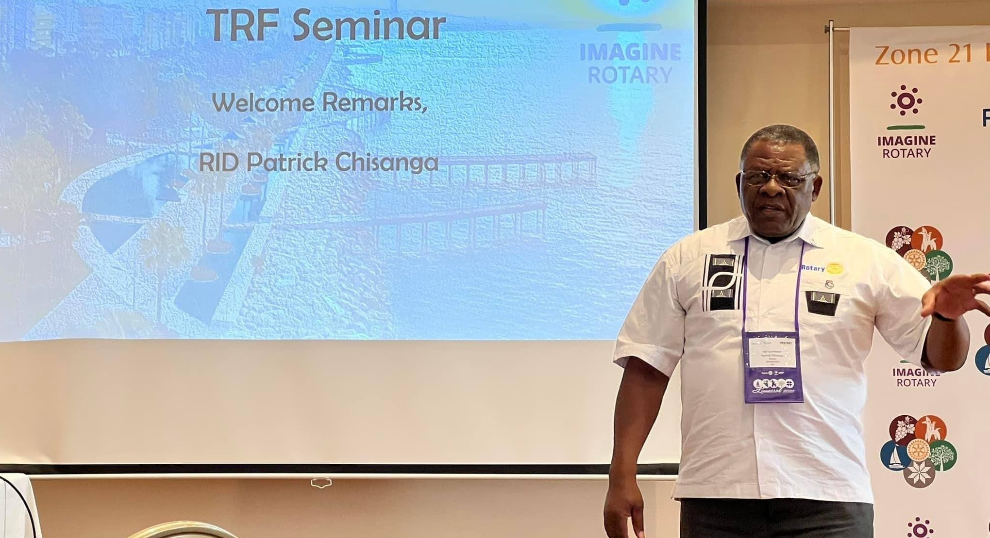 Welcome Message from RID Patrick Chisanga