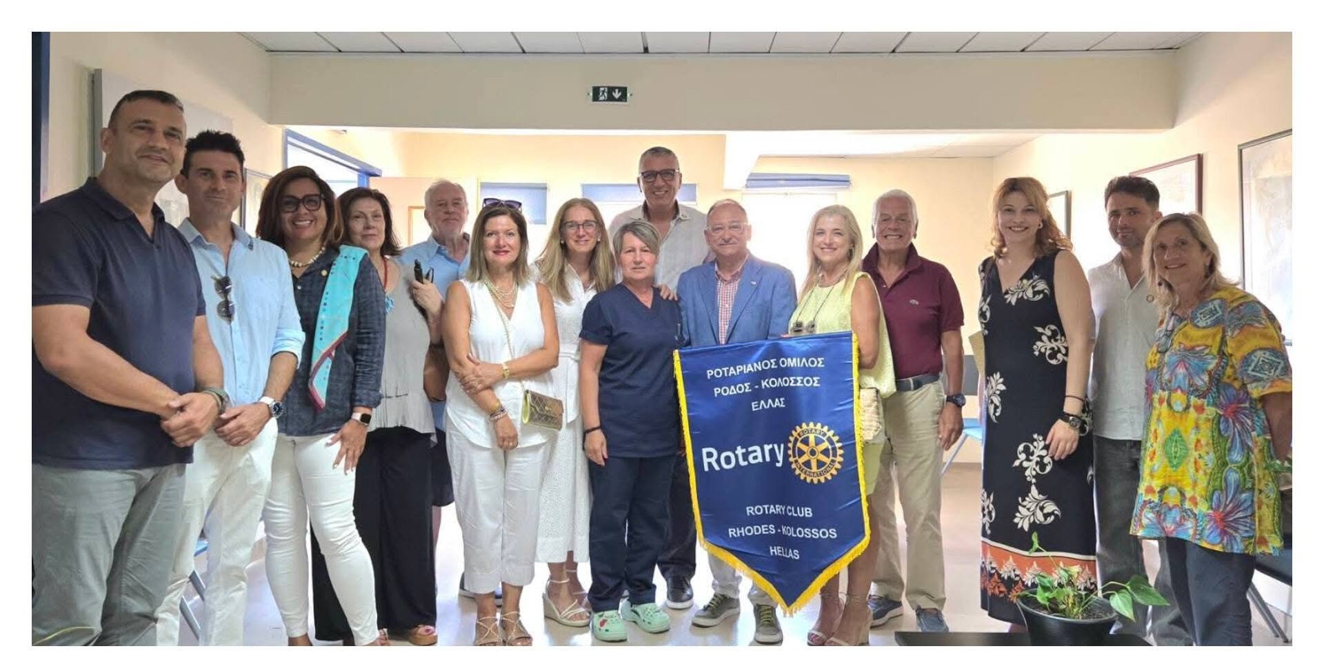 Creating Lasting Impact in Rhodes: The Rotary Club of Rodos-Kolossos Strengthens Local Healthcare