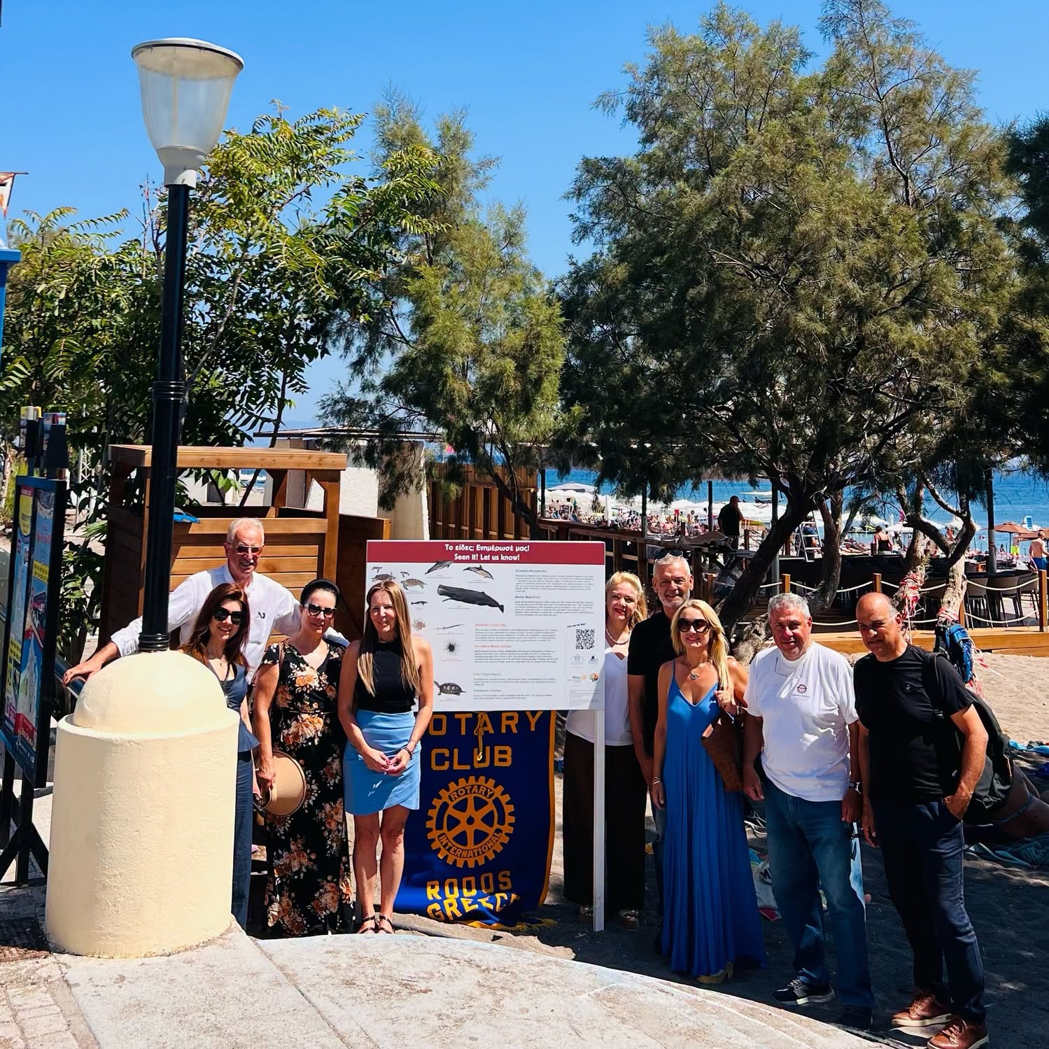 Rotary Club of Rhodes Joins Als-SOS to Protect Marine Life