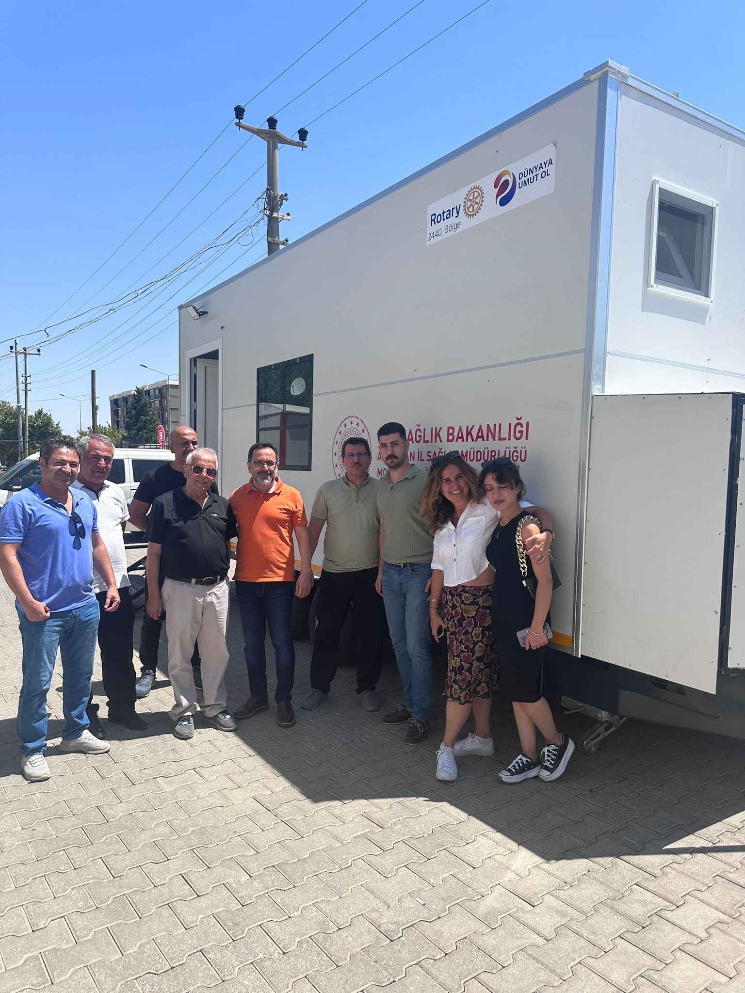 Mobile Dental Clinic Support From Rotary to Adiyaman