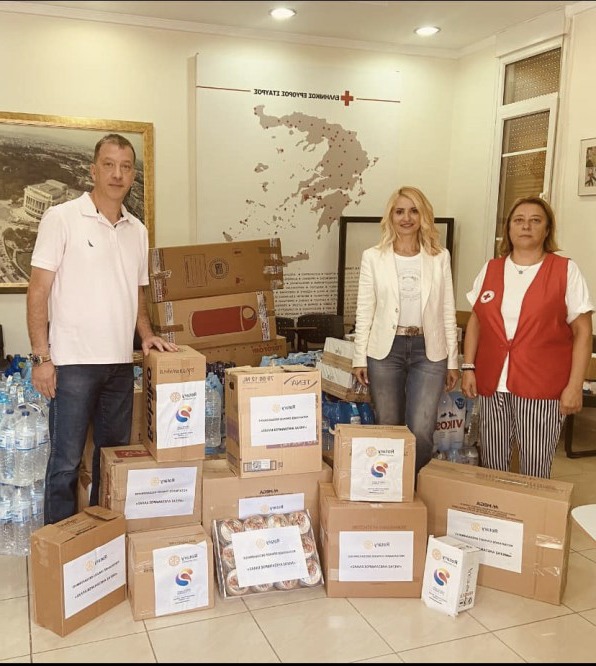 District 2475 - RC Megas Alexandros- Hellas supported the flood victims of Thessalia