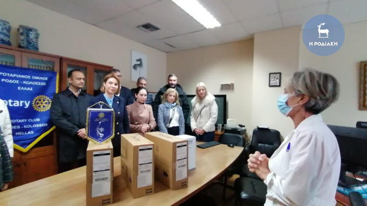 Medical Device Donation by District 2475 Rhodos Kolossos RC