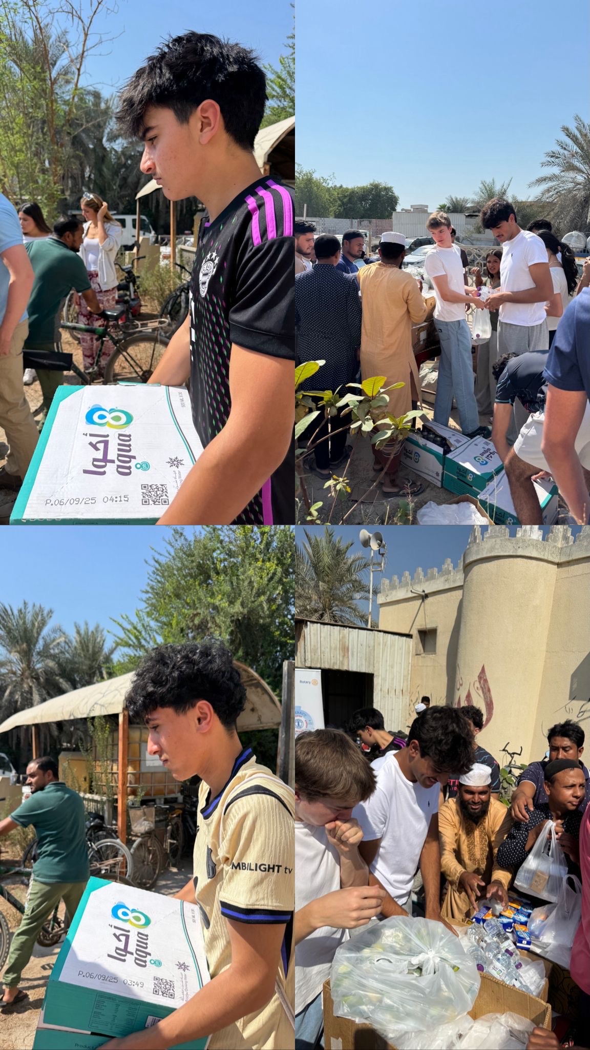Feed the workers project, a heartfelt initiative by Interact, the Youth club of RCM (Bahrain) - 1