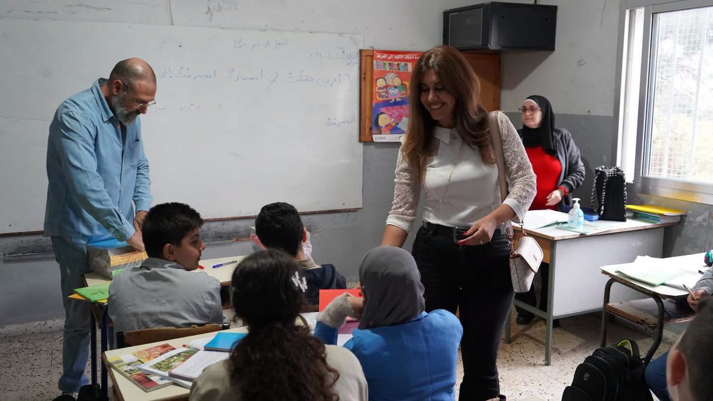 Rotary Club of Akkar distributed school supplies to students at Ain Yaacoub Public School - 6