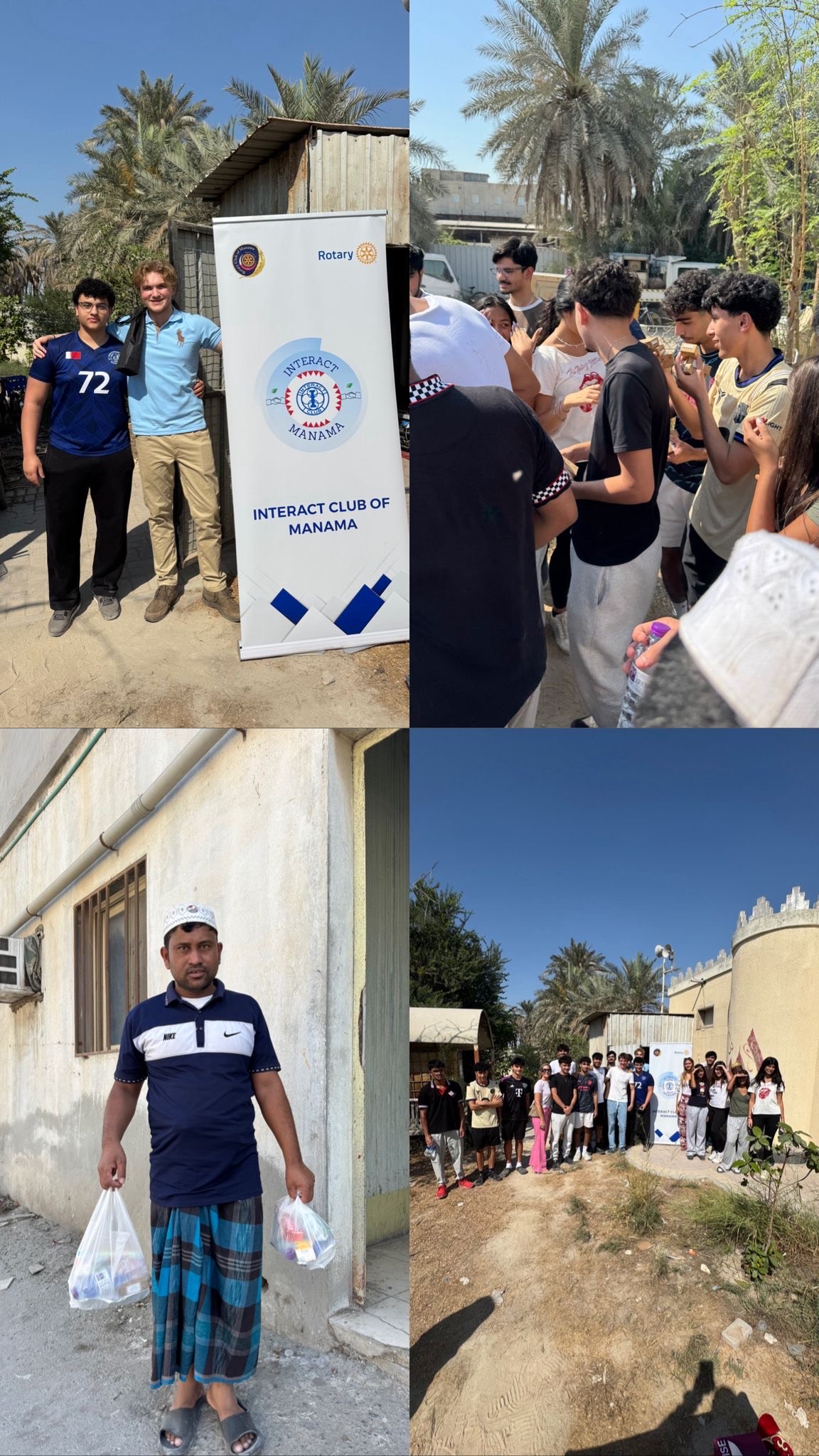 Feed the workers project, a heartfelt initiative by Interact, the Youth club of RCM (Bahrain) - 2
